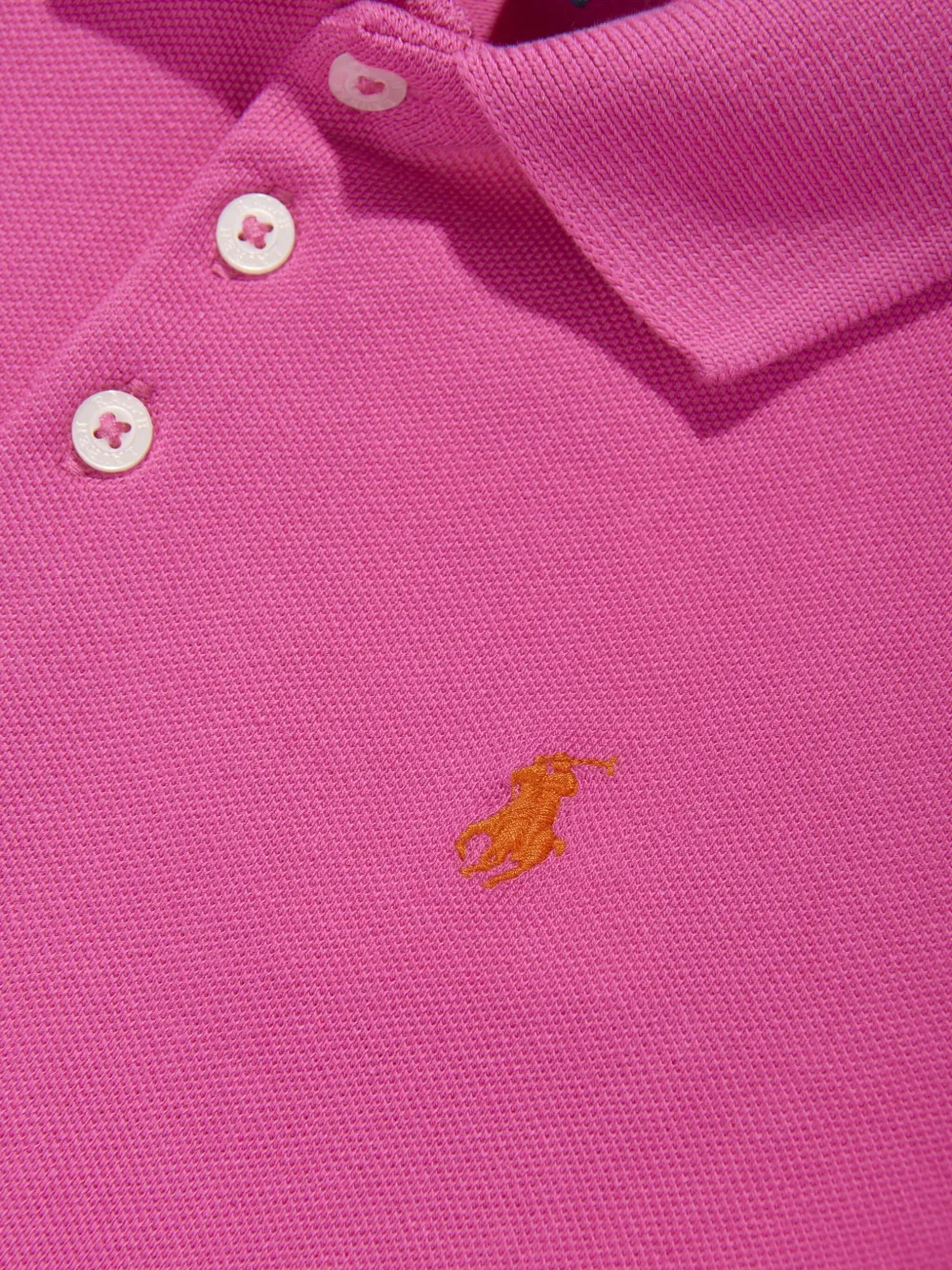 POLO RALPH LAUREN KIDS Top met borduurwerk Roze