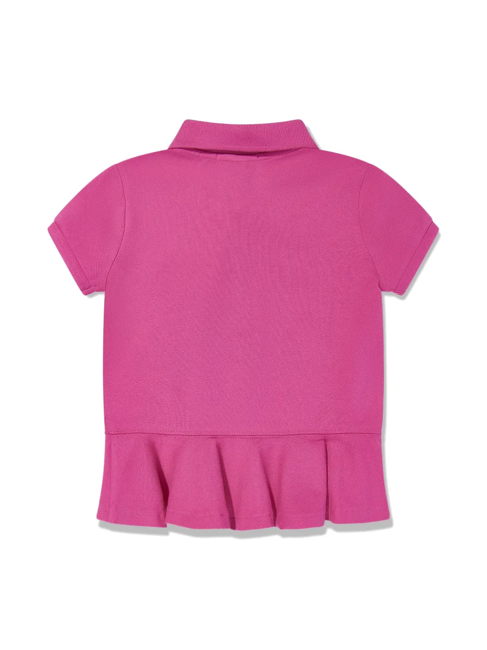 POLO RALPH LAUREN KIDS Polo Pony-embroidered polo top - Roze