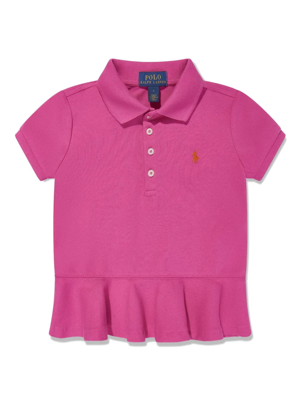 POLO RALPH LAUREN KIDS Top met borduurwerk Roze