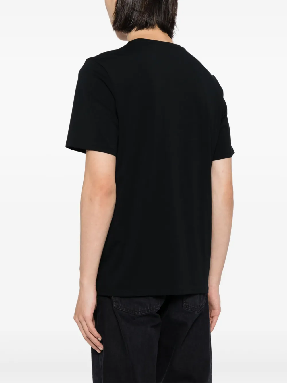 BOSS Pyjamashirt met logoprint Zwart