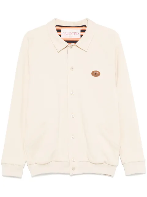 Valentino Garavani piqué bomber jacket