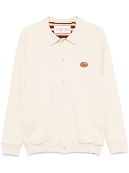 Veste bomber en piqué - Valentino Garavani - Modalova