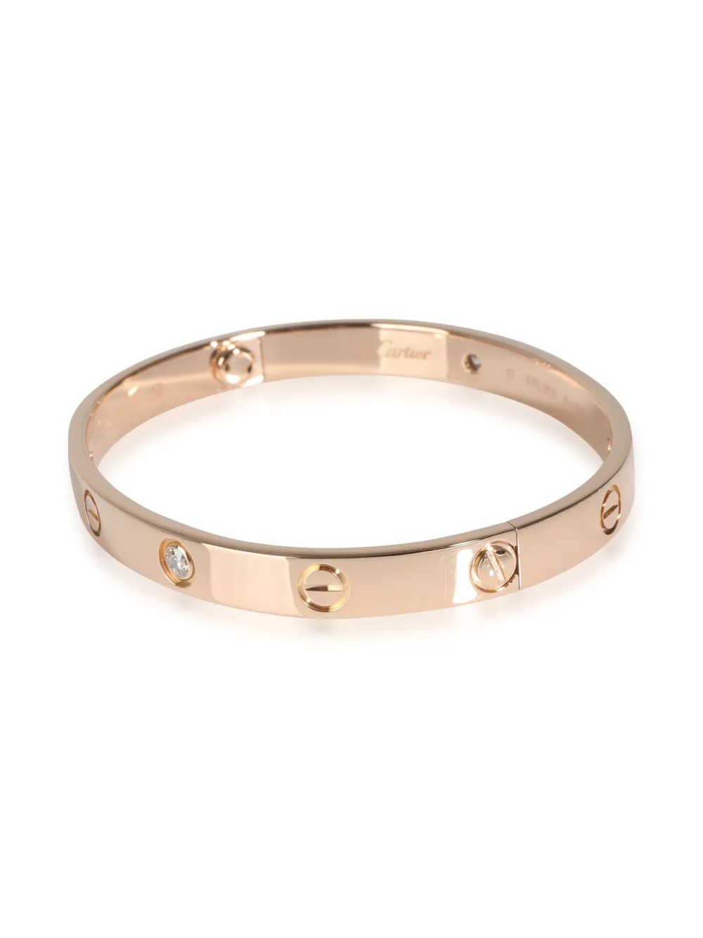 Cartier 18kt roségouden armband met diamant - Roze