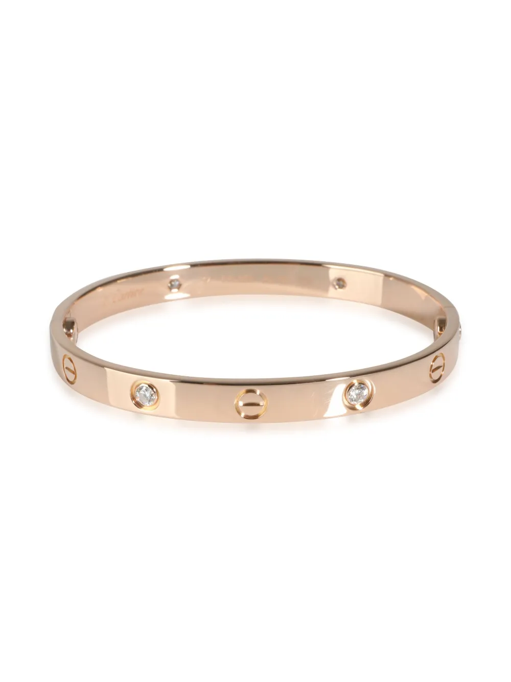 Cartier Love ダイヤモンド ブレスレット 18Kローズゴールド - ピンク Cartier Love ダイヤモンド ブレスレット 18Kローズゴールド - ピンク