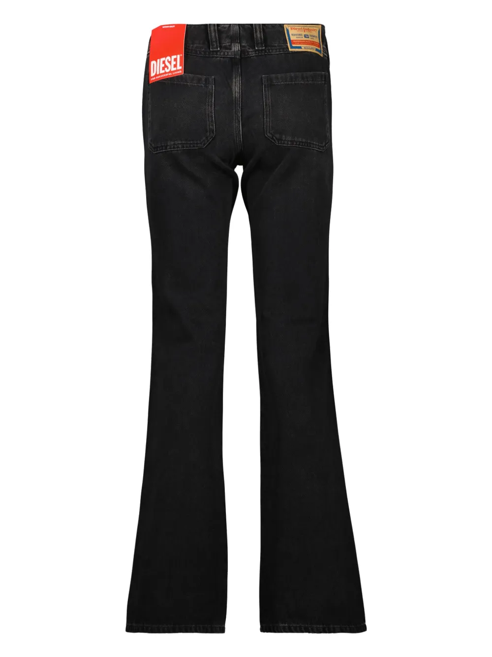 Diesel Flared jeans Zwart