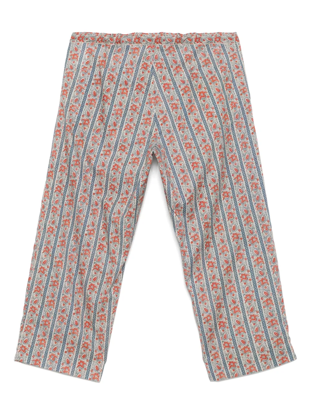 Valentino Garavani Broek met paisley-print - Blauw