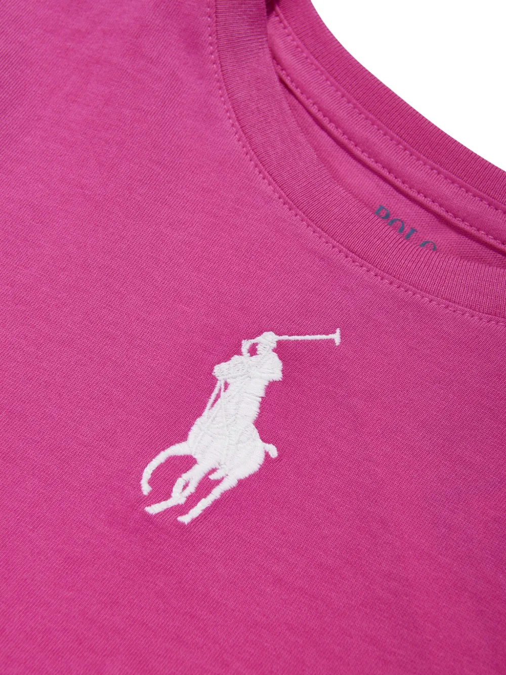 POLO RALPH LAUREN KIDS T-shirt met borduurwerk 001 BELMONT PINK WHITE