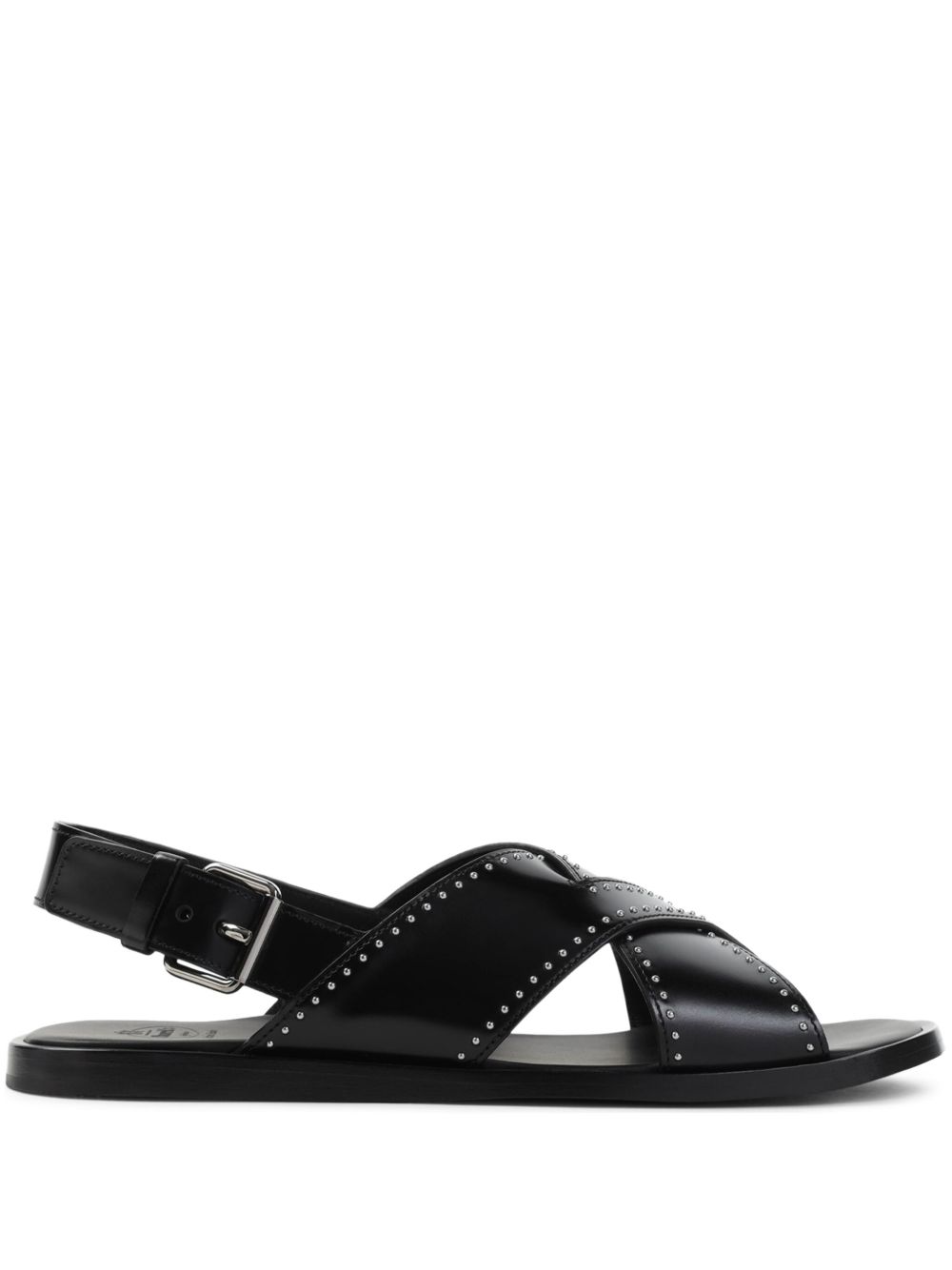 Church's stud-embellished sandals Zwart