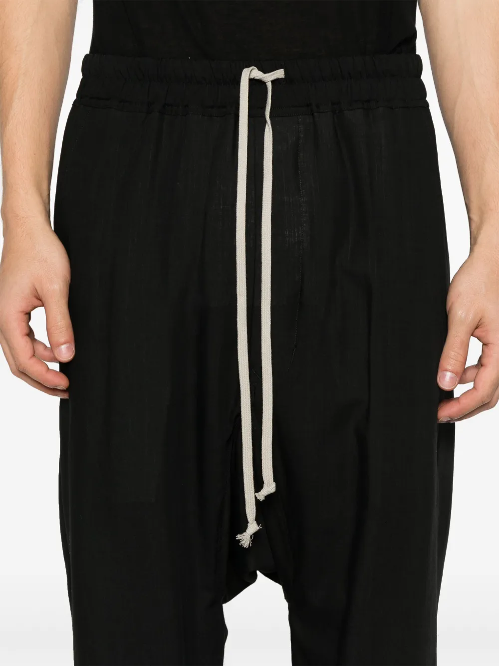 Rick Owens Cropped broek Zwart
