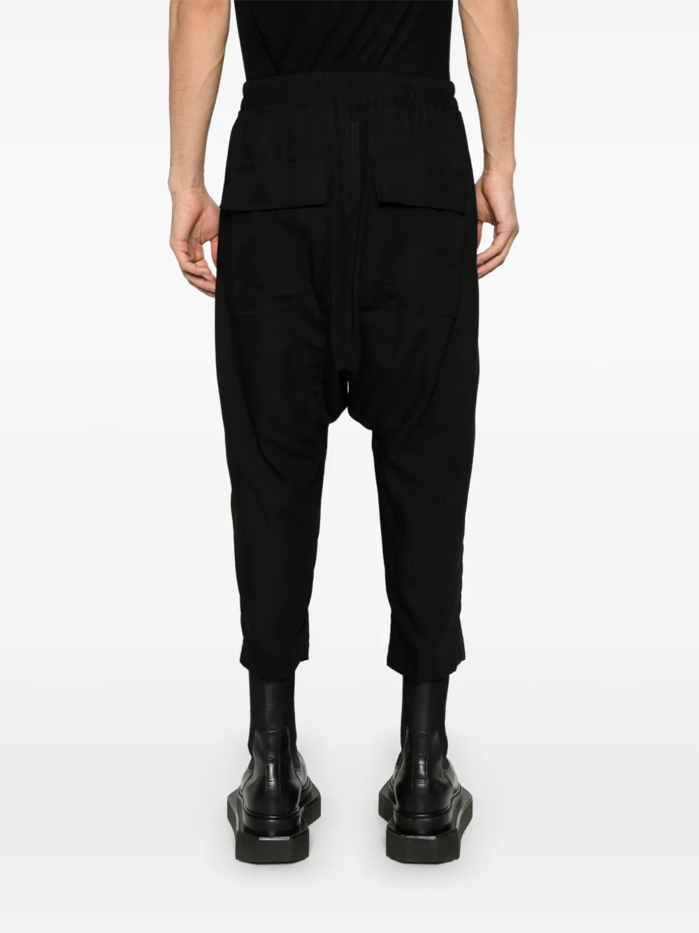 Rick Owens Cropped broek Zwart