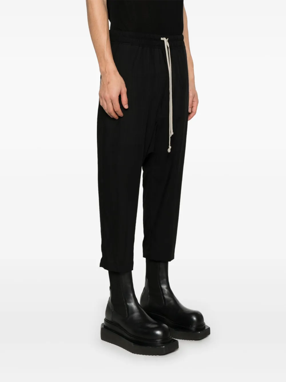Rick Owens Cropped broek Zwart