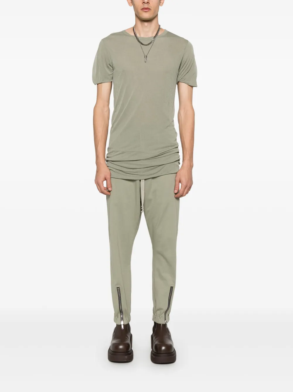 Rick Owens Tecuatal track pants - Groen