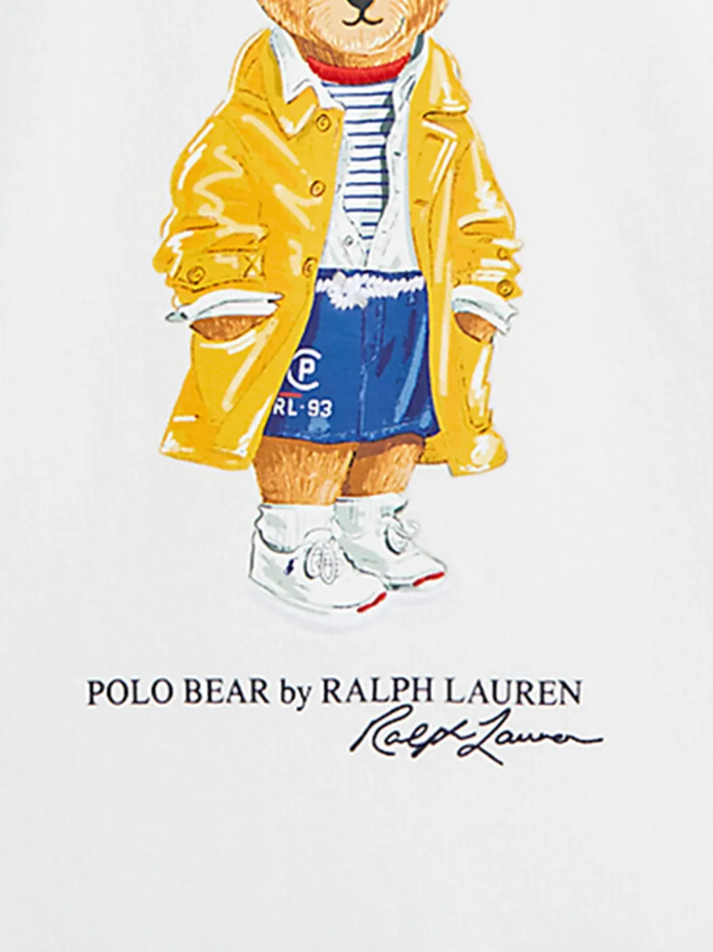 POLO RALPH LAUREN KIDS Hoodie met teddybeerprint Wit