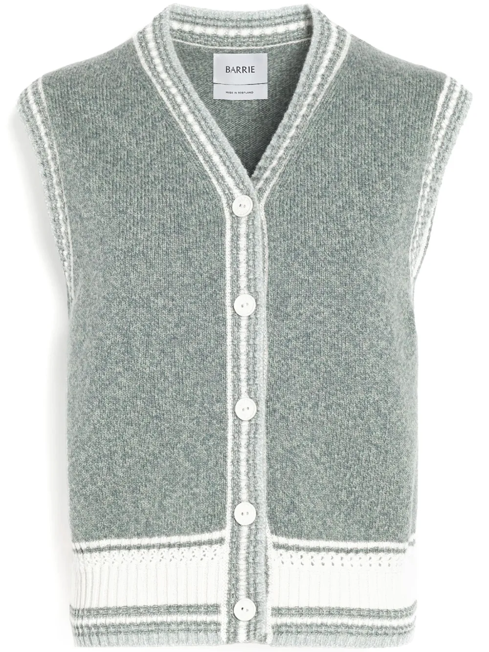 Barrie Cashmere Cardigan In Blue
