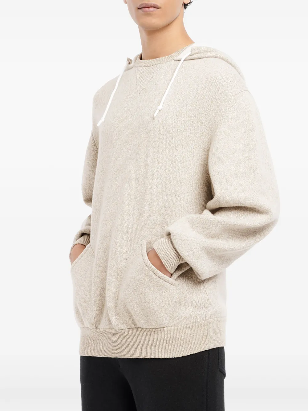 Barrie Sweater met capuchon Beige
