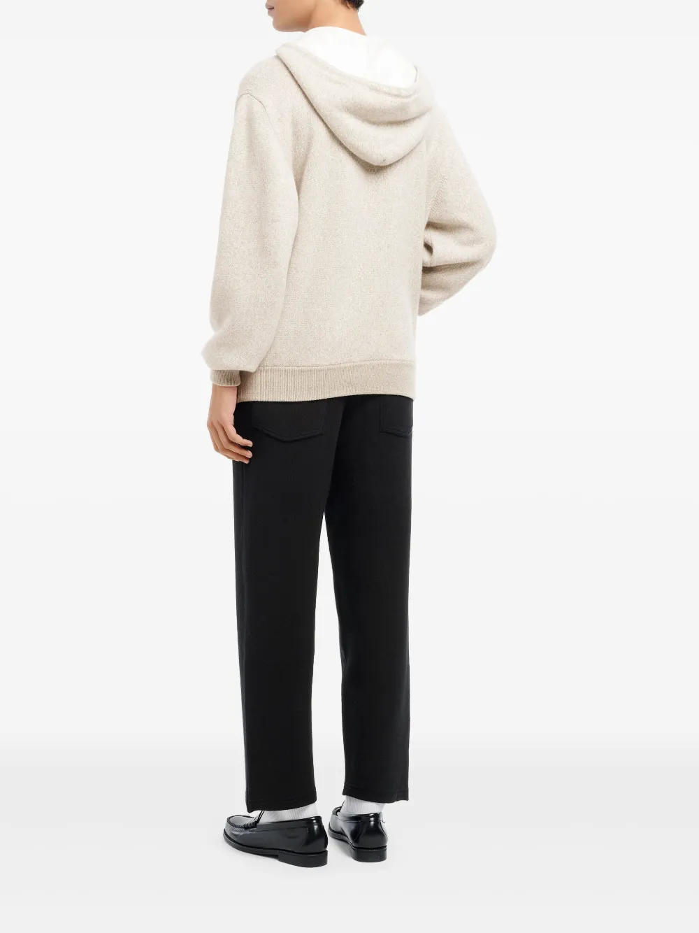 Barrie Sweater met capuchon Beige