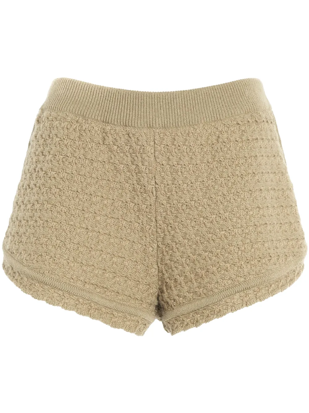 cashmere tweed shorts