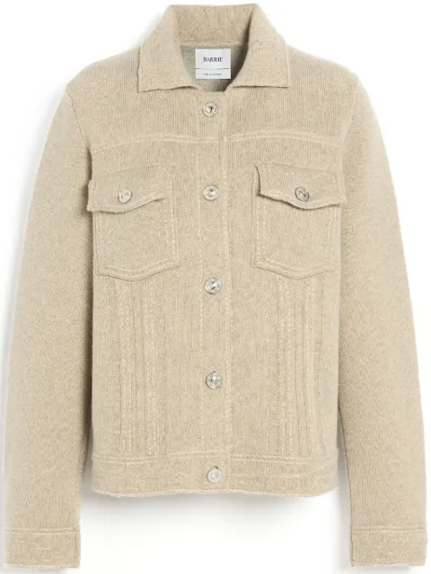 Barrie chamarra de mezclilla con diseño patchwork