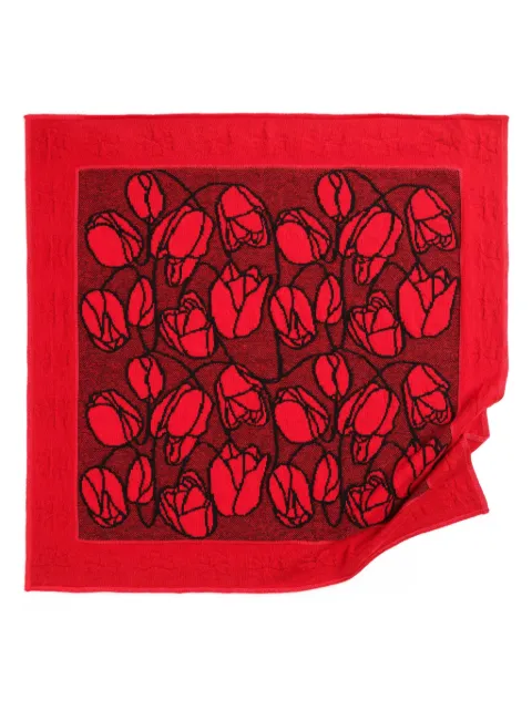 Barrie floral-motif scarf