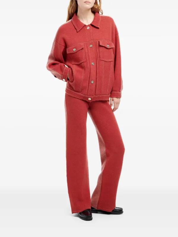 Barrie Chamarra De Mezclilla Rojo FARFETCH CO