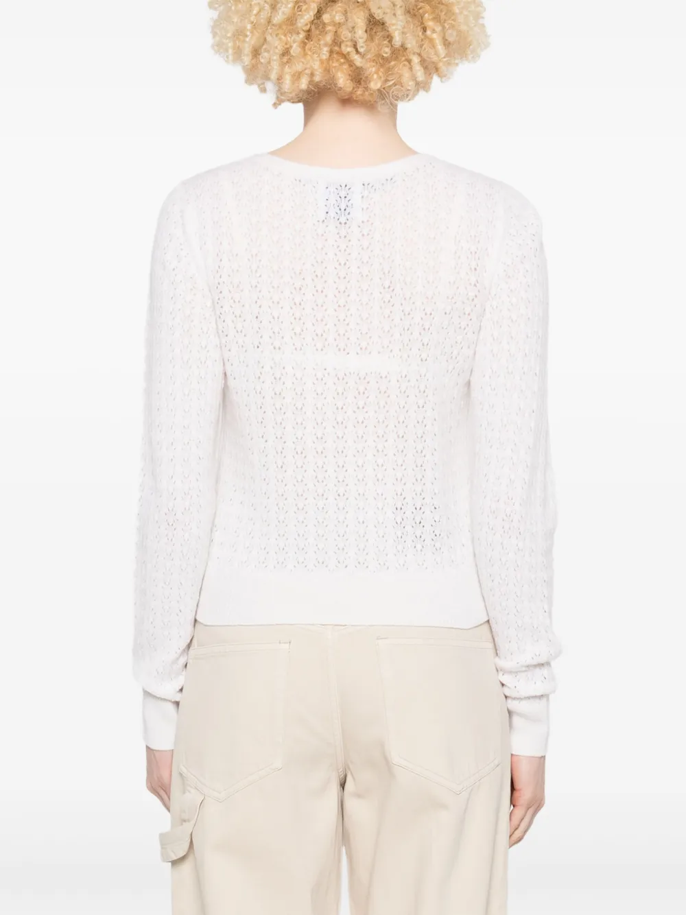 Barrie Kasjmier vest Wit