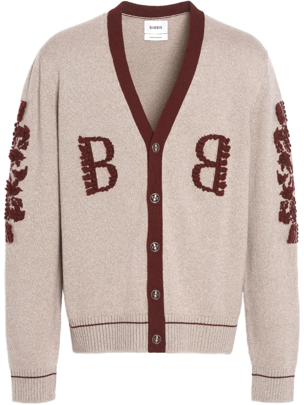 Barrie 3D-logo cardigan | Neutrals | Image 1