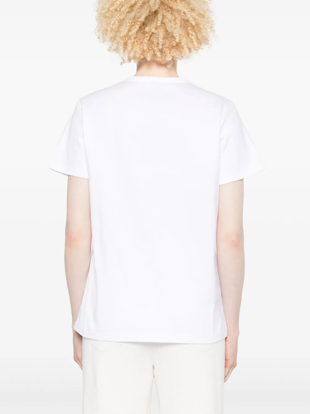 Barrie T-shirt met B-logo Wit