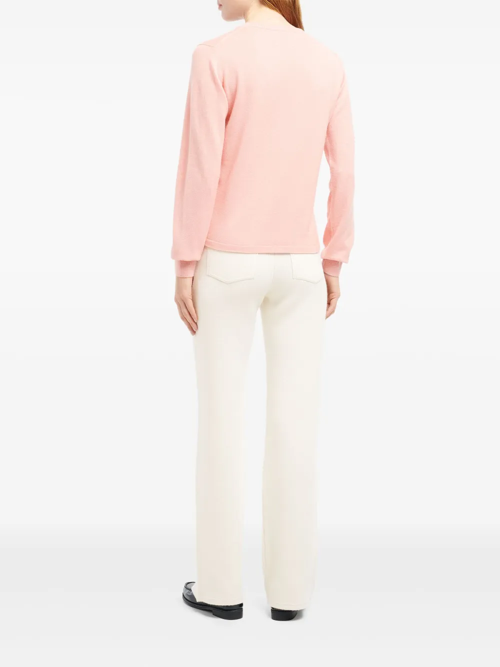 Barrie Trui met ronde hals Roze
