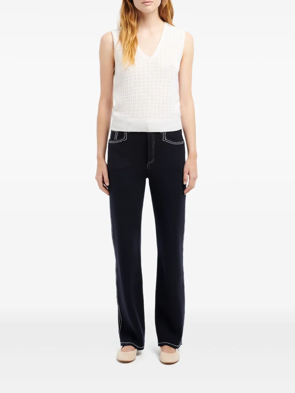 Barrie Kasjmier top Wit