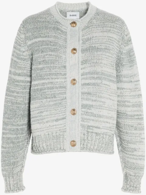 Barrie chunky-knit cashmere cardigan