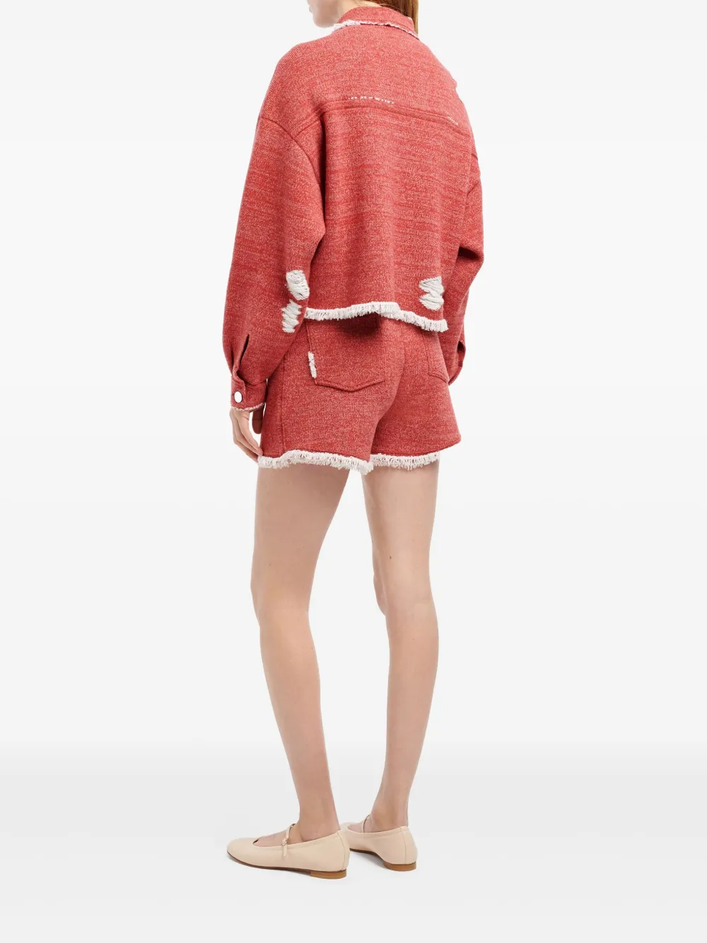 Barrie Denim jack Rood