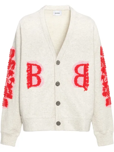 Barrie logo-embroidered cardigan