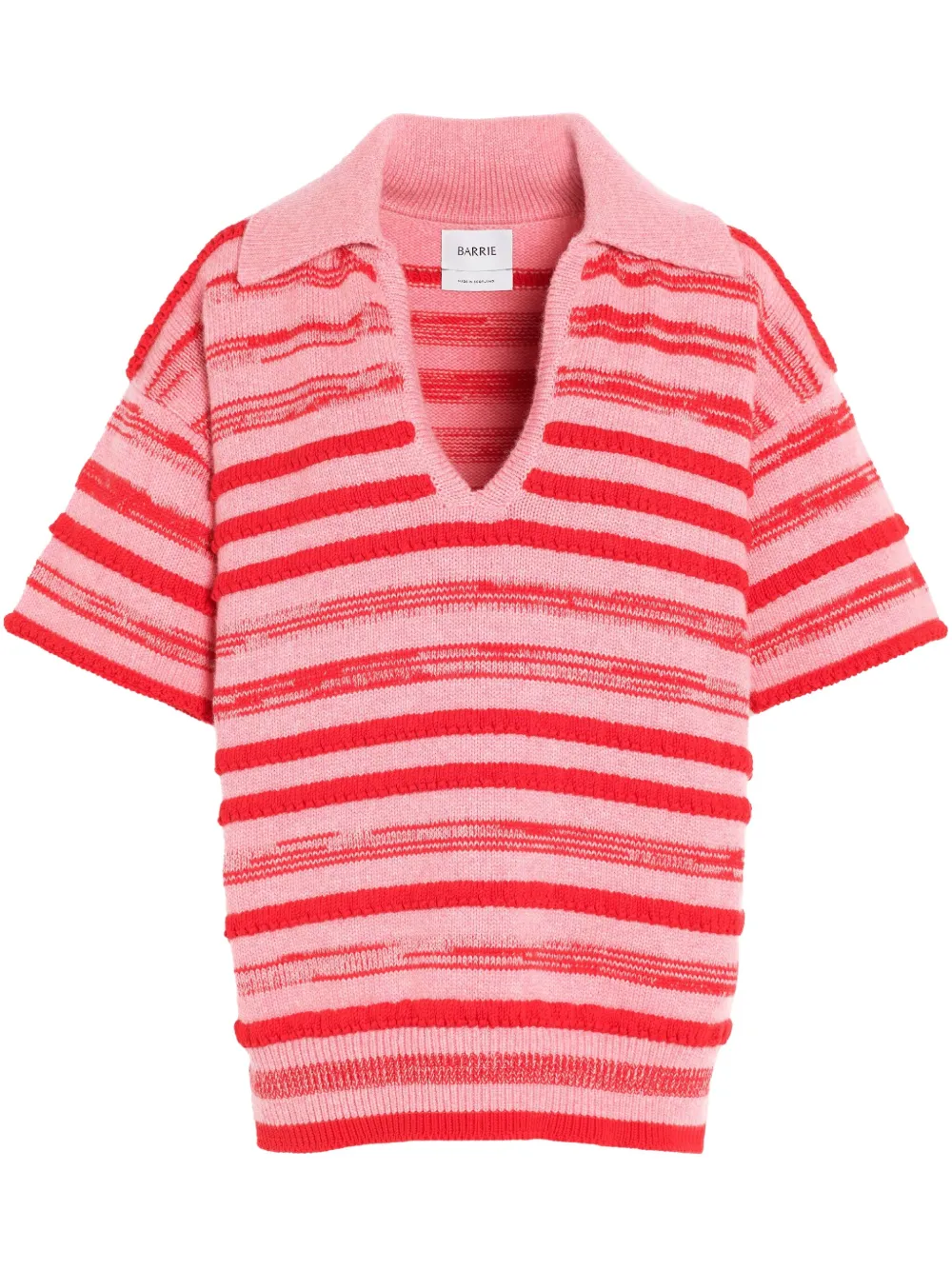 striped polo shirt