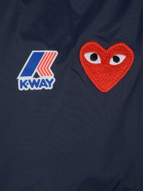 Comme Des Garçons Play x COMME DES GARÇONS PLAY heart-patch Hooded