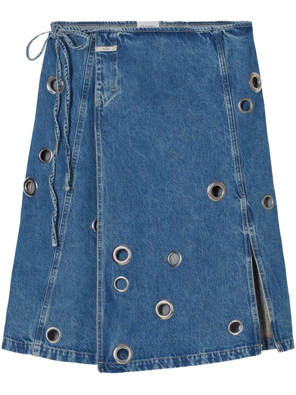 Closed  Wrap midi skirt | Blue | Image 1