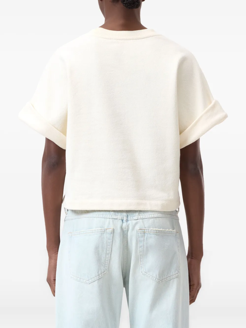 CLOSED COTTON-BLEND T-SHIRT 