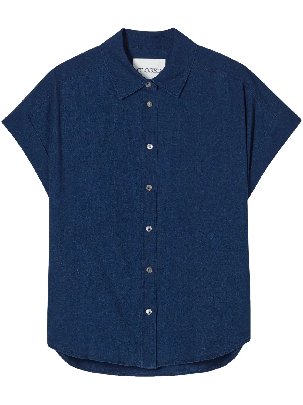 Closed Mouwloos shirt Blauw