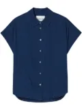 Closed sleeveless shirt - Blue