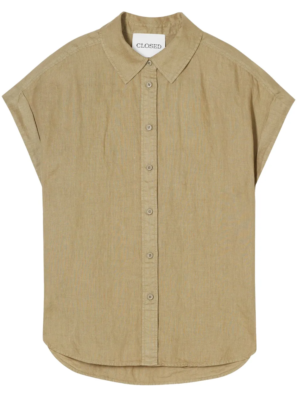 Closed camisa de lino | verde | Image 1