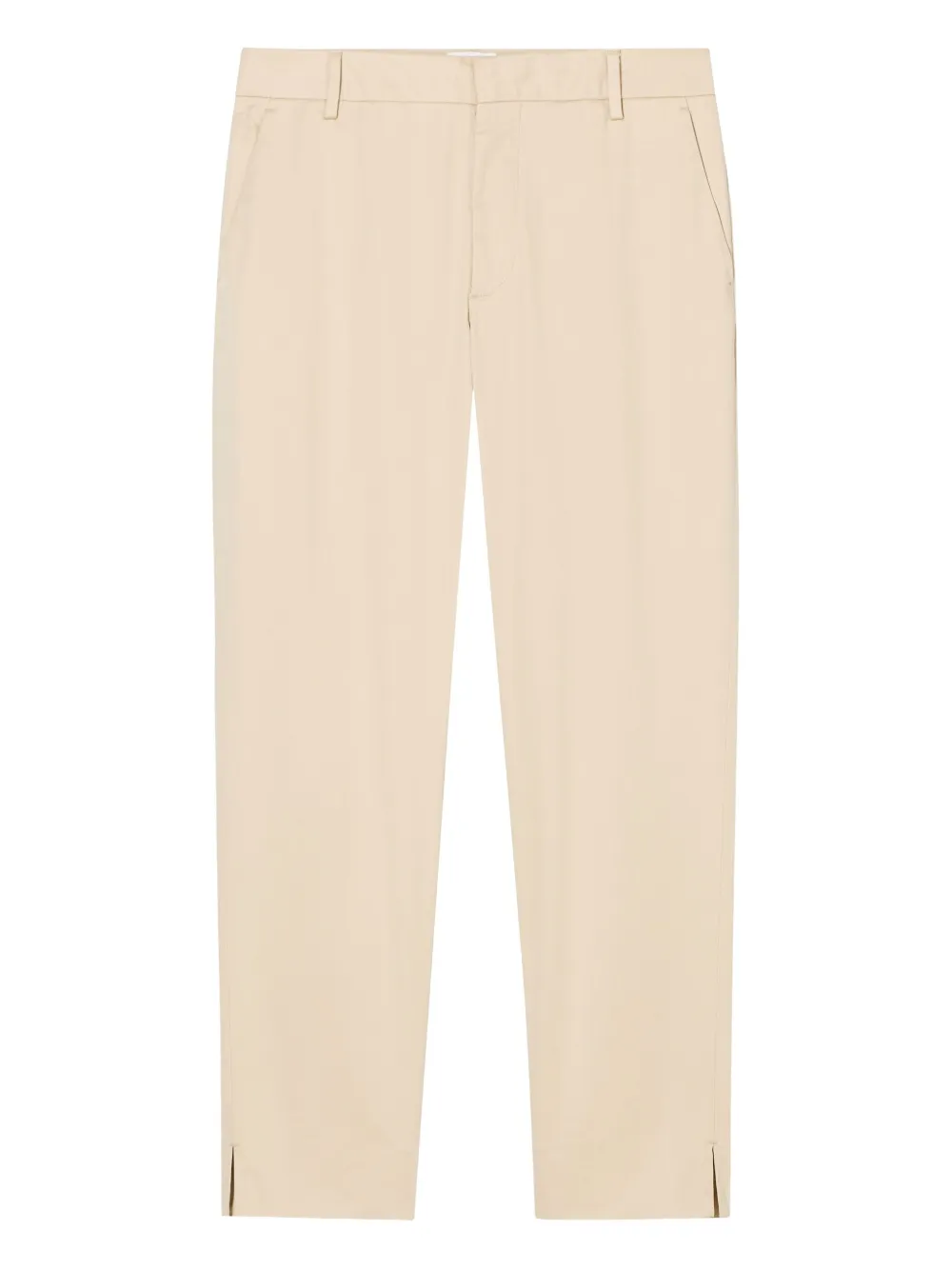 Closed Broek met toelopende pijpen Beige