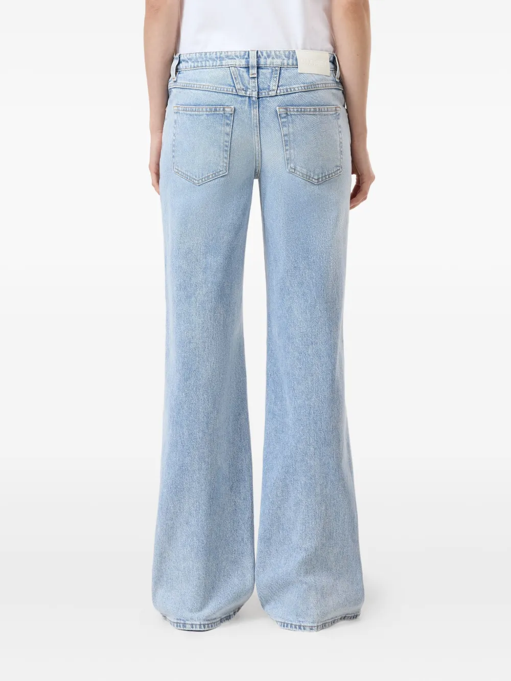 Shop Closed Gillian Flared Jeans In Blue