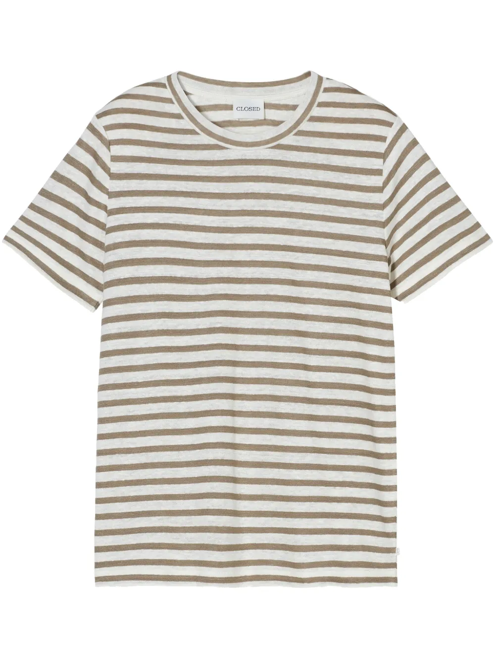 Closed playera con motivo de rayas | blanco | Image 1