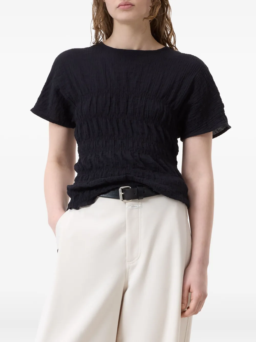 CLOSED JERSEY TOP 
