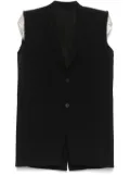 Rick Owens Dirt tailored vest - Black