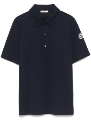 Moncler ストライプカラー ポロシャツ | ブルー | FARFETCH JP