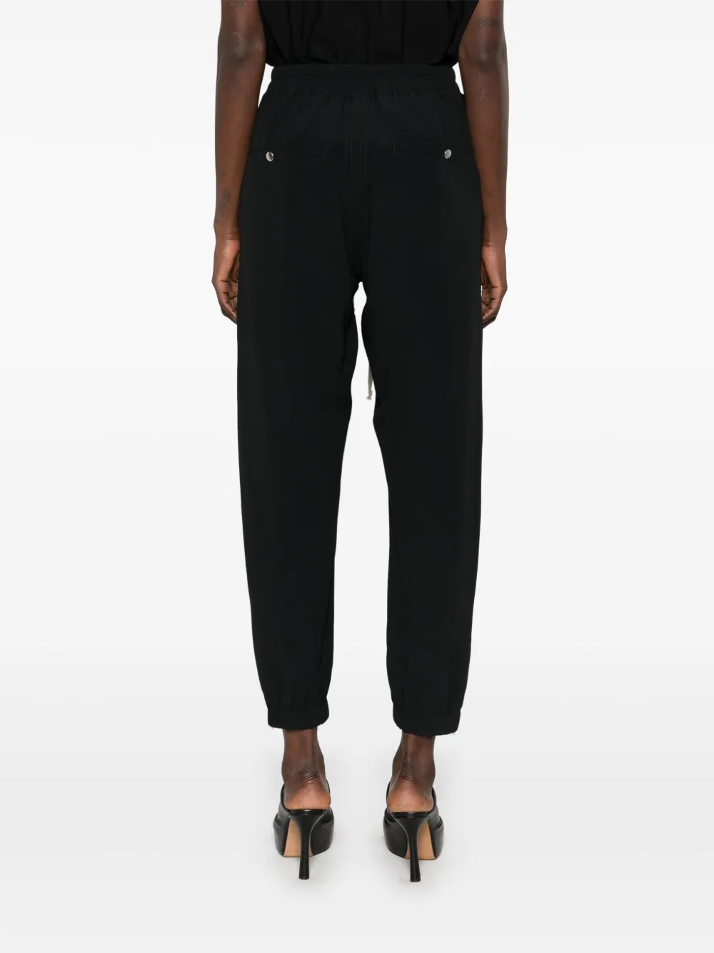 Rick Owens Crêpe trainingsbroek Zwart