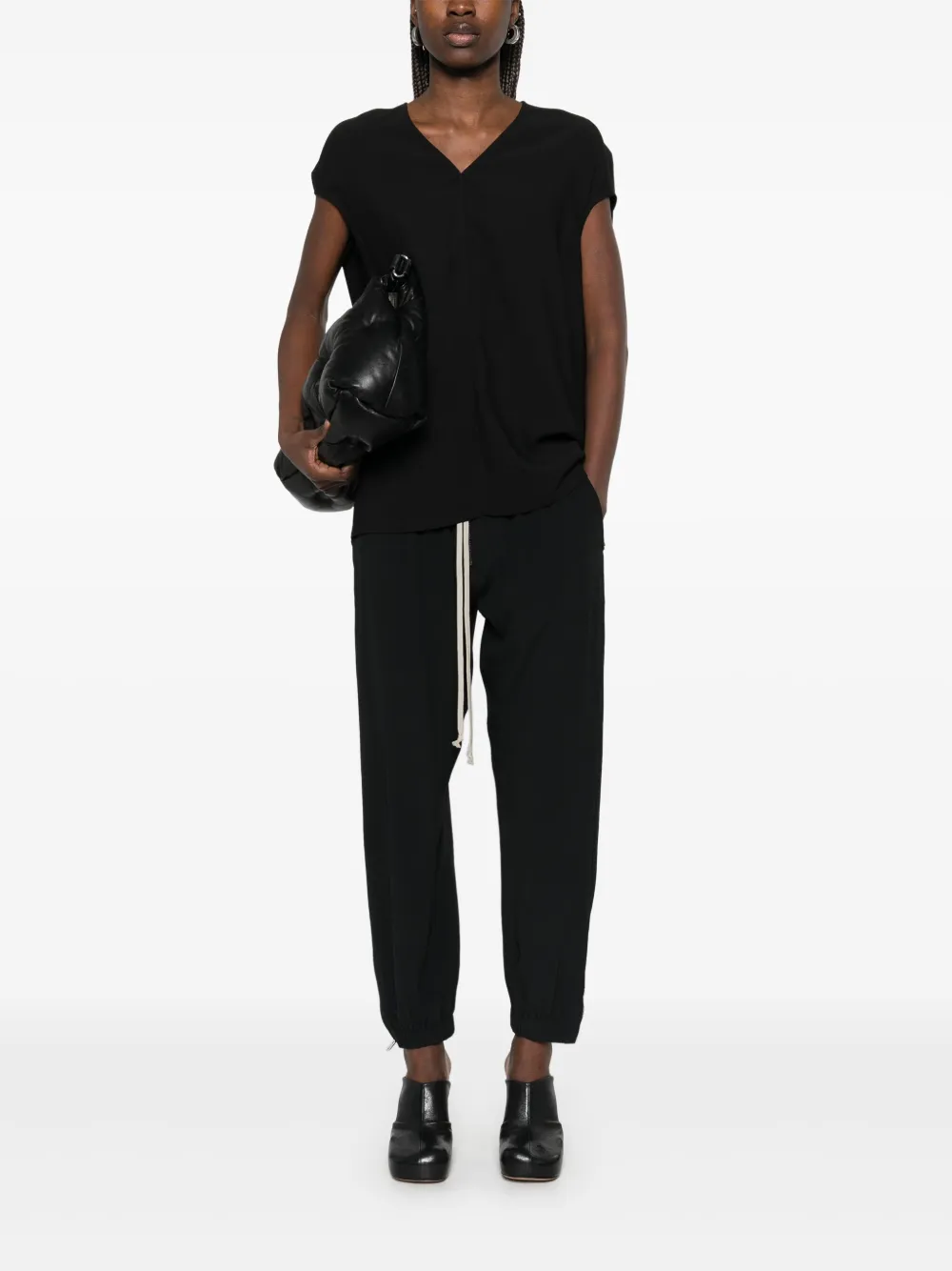 Rick Owens Crêpe trainingsbroek - Zwart