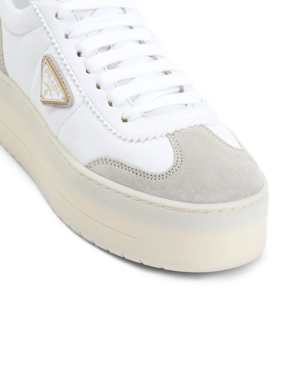 Prada Downtown sneakers Wit