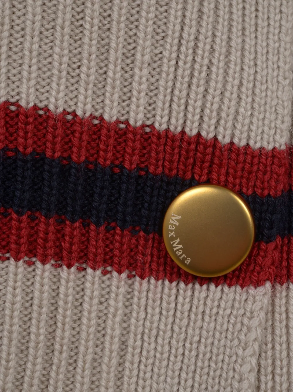 Max Mara Gestreepte trui Beige