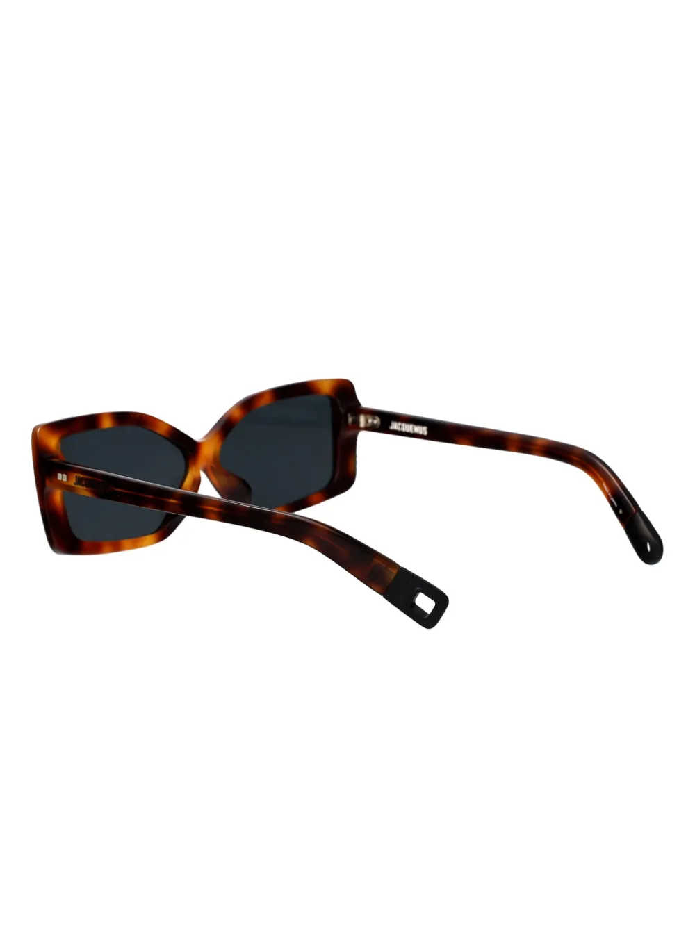 Jacquemus Zonnebril met logoprint Bruin